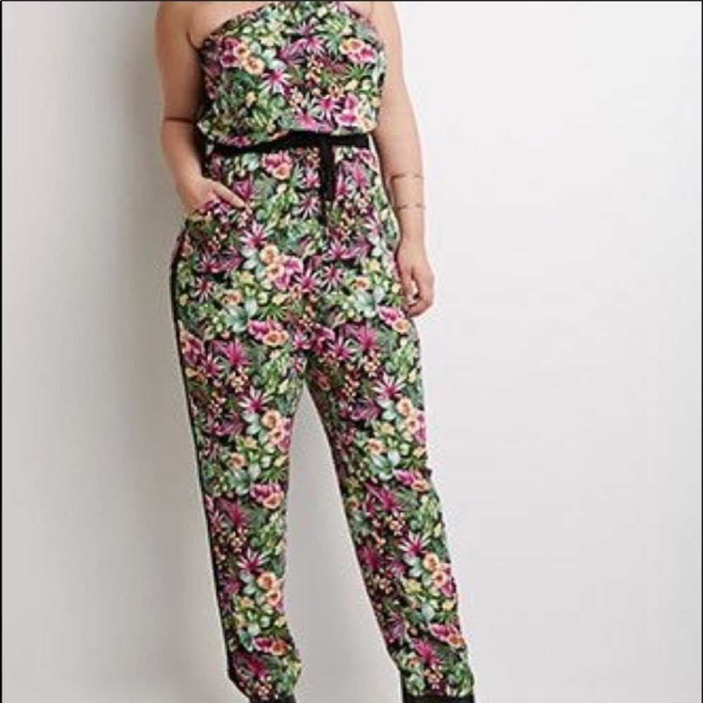 Strapless jumpsuit